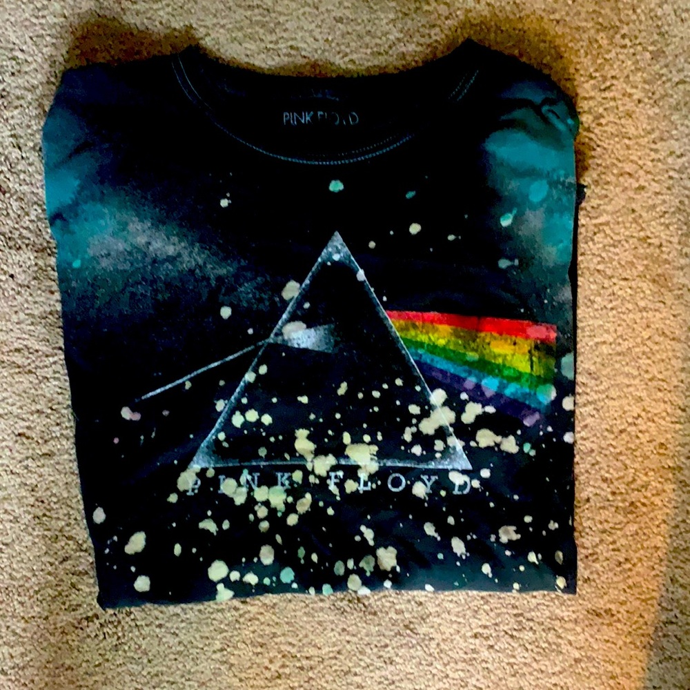 Large Pink Floyd Dark Side of the Moon Graphic Tee